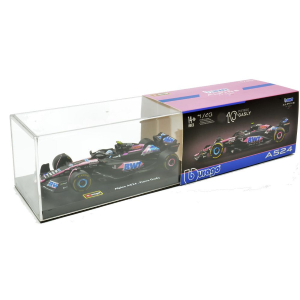BWT RACING ALPINE A524 N.10 2024 PIERRE GASLY SIGNATURE 1:43 Burago Formula 1 Modellino