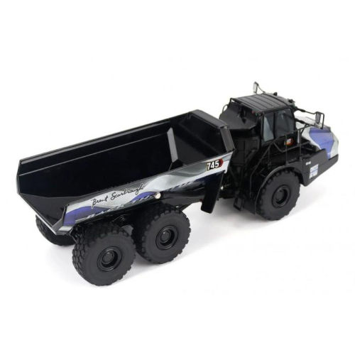 CAT 745 ARTICULATED DUMPER TRUCK BRENT SCARBROUGH & CO.CUSTOM 1:50 Diecast Master Mezzi Industriali Modellino