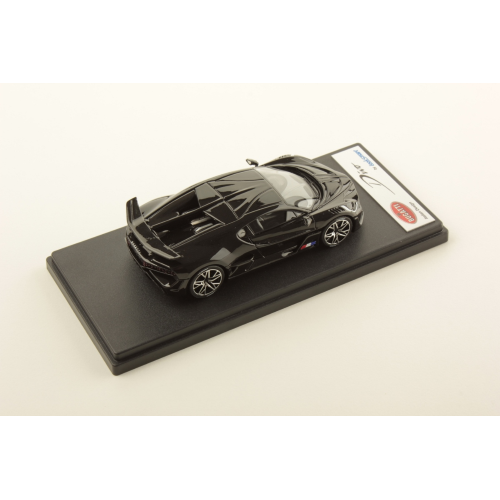 BUGATTI DIVO 2018 GLOSSY CARBON BLACK 1:43 Looksmart Auto Stradali Modellino