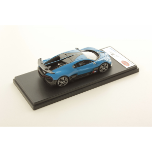 BUGATTI DIVO 2018 GLOSSY FRENCH RACING BLUE 1:43 Looksmart Auto Stradali Modellino
