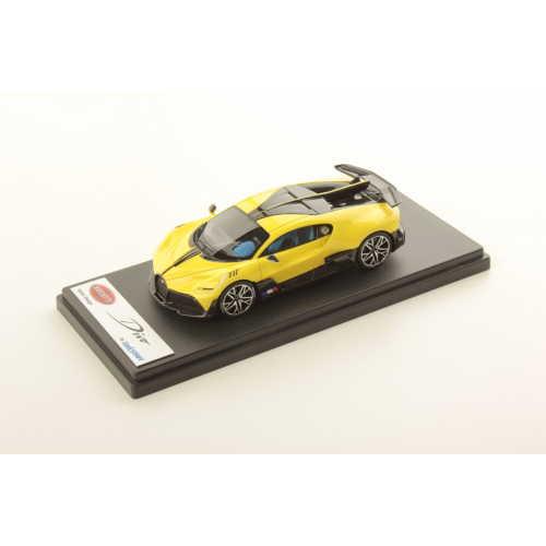 BUGATTI DIVO 2018 GLOSSY YELLOW 1:43 Looksmart Auto Stradali Modellino
