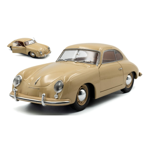 PORSCHE 356 PRE-A COUPE 1953 BROWN 1:18 Solido Auto Stradali Modellino