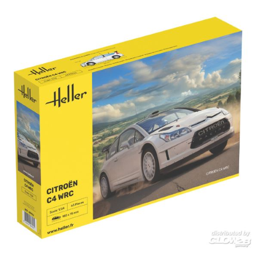 CITROEN C4 WRC KIT 1:24 Heller Kit Auto Modellino