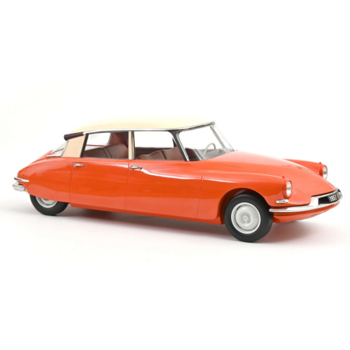 CITROEN ID 19 1957 CAPUCINE ORANGE/CREAM 1:12 Norev Auto Stradali Modellino