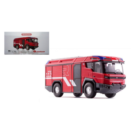 FIRE BRIGADE ROSENBAUER RT "R-WING DESIGN" 1:43 Wiking Pompieri Modellino
