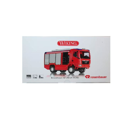 FIRE BRIGADE ROSENBAUER AT (MAN TGM) 1:43 Wiking Pompieri Modellino