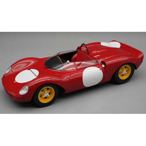 FERRARI 206 DINO SP SEFAC 1965 PRESS VERSION RED 1:18 Tecnomodel Auto Competizione Modellino