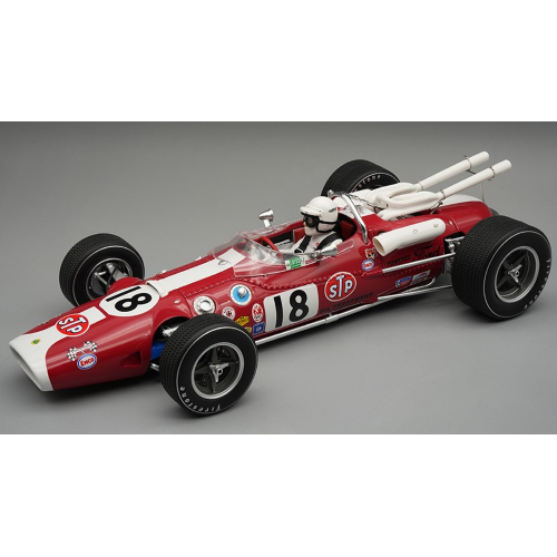 LOTUS 38 1966 500 INDY N.18 AL UNSER 1:18 Tecnomodel Auto Competizione Modellino