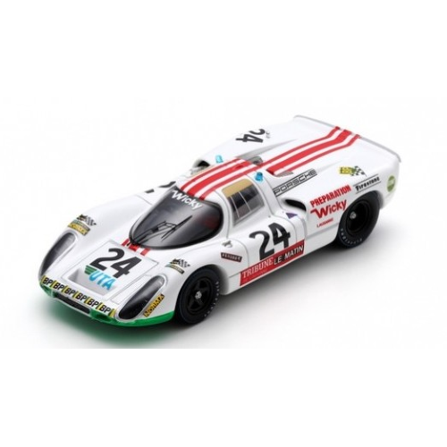 PORSCHE 907A N.24 18TH 24H LE MANS 1972 P.MATTLI-H.BAYARD-W.BRUN 1:43 Spark Model Auto Competizione Modellino