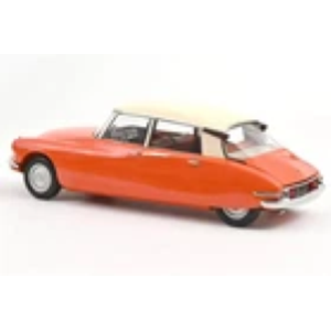 CITROEN ID 19 1957 CAPUCINE ORANGE/CREAM 1:12 Norev Auto Stradali Modellino