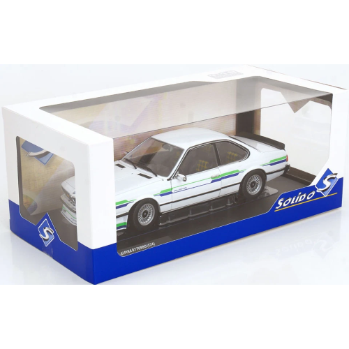 BMW 6-SERIES ALPINA B7 TURBO (E24) COUPE 1984 WHITE 1:18 Solido Auto Stradali Modellino