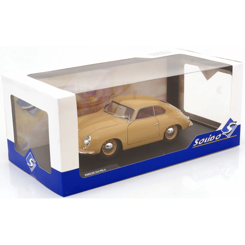 PORSCHE 356 PRE-A COUPE 1953 BROWN 1:18 Solido Auto Stradali Modellino