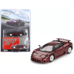 BUGATTI EB110 GT 1995 DARK METALLIC RED 1:64 Mini GT Auto Stradali Modellino