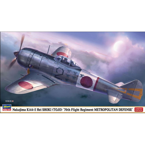 NAKAJIMA KI44-II HEI SHOKI (TOJO) KIT 1:48 Hasegawa Kit Aerei Modellino