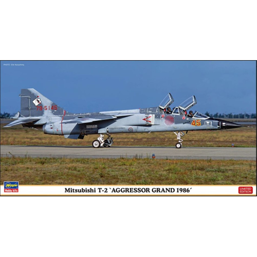 MITSUBISHI T-2 AGRESSOR GRAND 1986 KIT 1:48 Hasegawa Kit Aerei Modellino
