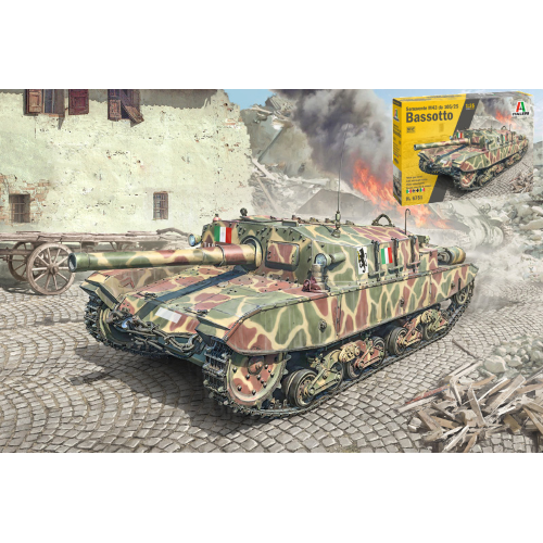 SEMOVENTE M43 DA 105/25 "BASSOTTO" KIT 1:35 Italeri Kit Mezzi Militari Modellino