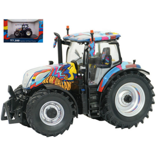 TRATTORE NEW HOLLAND T7.300 60 YEARS ANNIVERSARY "GROOWY" 1:32 Britains Mezzi Agricoli e Accessori Modellino