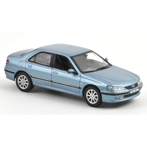 PEUGEOT 406 2002 SAMARKAND BLUE 1:43 Norev Auto Stradali Modellino