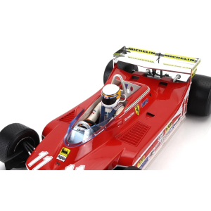 FERRARI 312T4 SHORT TAIL N.11 WINNER MONACO GP 1979 WITH PILOT JODY SCHECKTER WORLD CHAMPION 1:18 Burago Formula 1 Modellino