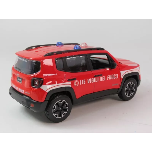 JEEP RENEGADE VIGILI DEL FUOCO 1:24 Maisto Pompieri Modellino