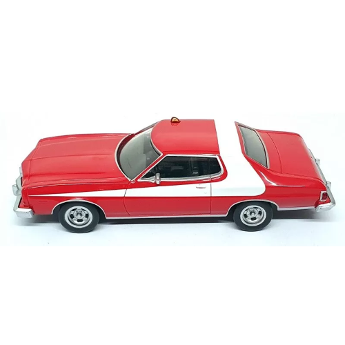 FORD GRAN TORINO 1975 STARSKY & HUTCH REPRODUCTION 1:43 Norev Movie Modellino