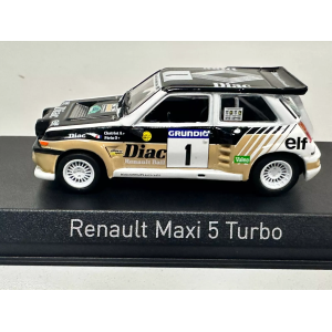 RENAULT MAXI 5 TURBO N.1 1986 RALLY VAR 1:43 Norev Auto Rally Modellino