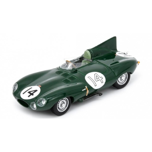 JAGUAR D N.14 2ND LE MANS 1954 T.ROLT-D.HAMILTON 1:43 Spark Model Auto Competizione Modellino