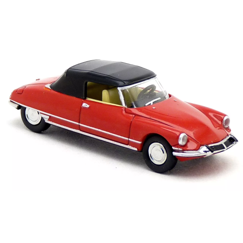 CITROEN DS CABRIO 1963 RED 1:87 Brekina Auto Stradali Modellino