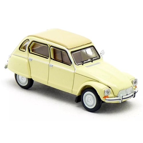 CITROEN DYANE 1976 BEIGE 1:87 Brekina Auto Stradali Modellino