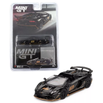 LAMBORGHINI AVENTADOR SVJ 63 ROADSTER 2023 ALDEBARAN BLACK 1:64 Mini GT Auto Stradali Modellino