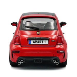 FIAT NUOVA 500 ABARTH 595 2022 MARANELLO RED 1:18 Solido Auto Stradali Modellino