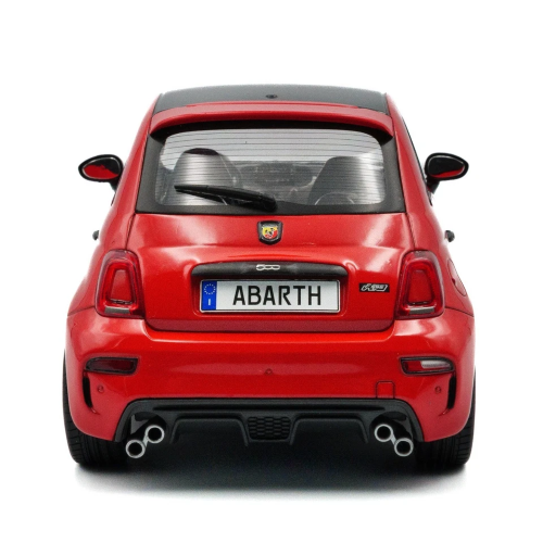 FIAT NUOVA 500 ABARTH 595 2022 MARANELLO RED 1:18 Solido Auto Stradali Modellino