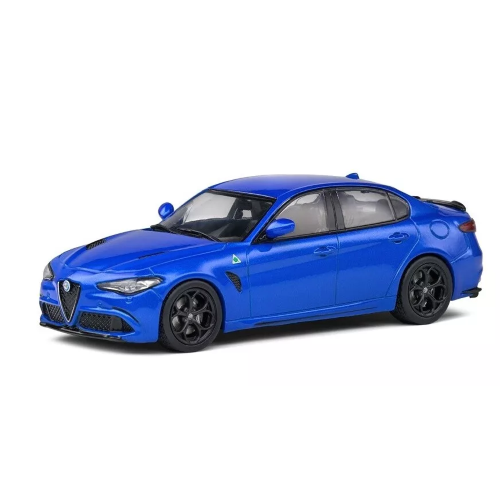 ALFA ROMEO GIULIA QUADRIFOGLIO 2019 BLUE 1:43 Solido Auto Stradali Modellino
