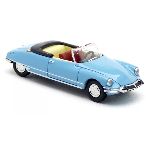 CITROEN DS CABRIO 1963 LIGHT BLUE 1:87 Brekina Auto Stradali Modellino