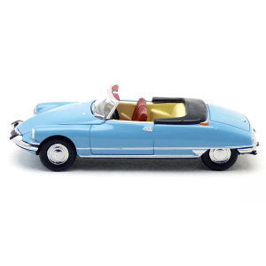 CITROEN DS CABRIO 1963 LIGHT BLUE 1:87 Brekina Auto Stradali Modellino