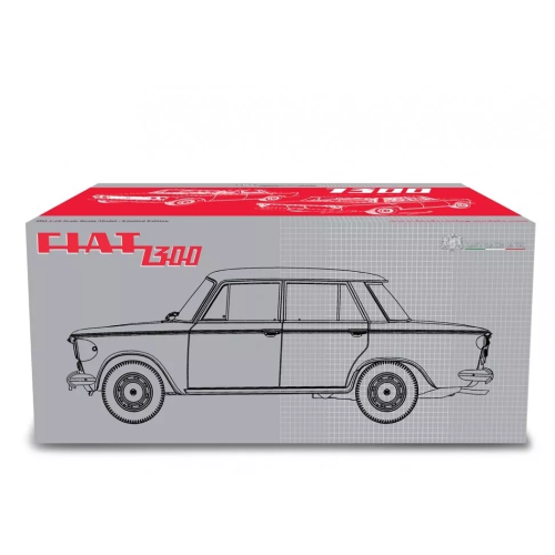 FIAT 1300 1961 TAXI MILANO 1:18 Laudo Racing Taxi Modellino