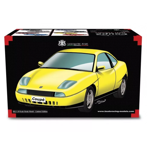 FIAT COUPE 2.0 TURBO 20V 1996 METALLIC BLUE/BLACK 1:18 Laudo Racing Auto Stradali Modellino