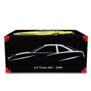 FIAT COUPE 2.0 TURBO 20V 1996 SILVER/BLACK 1:18 Laudo Racing Auto Stradali Modellino