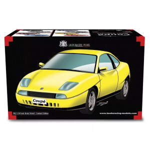 FIAT COUPE 2.0 TURBO 20V 1996 SILVER/BLACK 1:18 Laudo Racing Auto Stradali Modellino