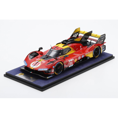 FERRARI 499P N.51 3RD LE MANS 2024 PIER GUIDI-CALADO-GIOVINAZZI 1:18 Looksmart Auto Competizione Modellino