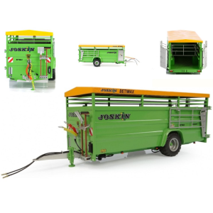 RIMORCHIO TRASPORTO ANIMALI JOSKIN BETIMAX RDS G 6000 GREEN VERSION 1:32 Universal Hobbies Mezzi Agricoli e Accessori Modellino
