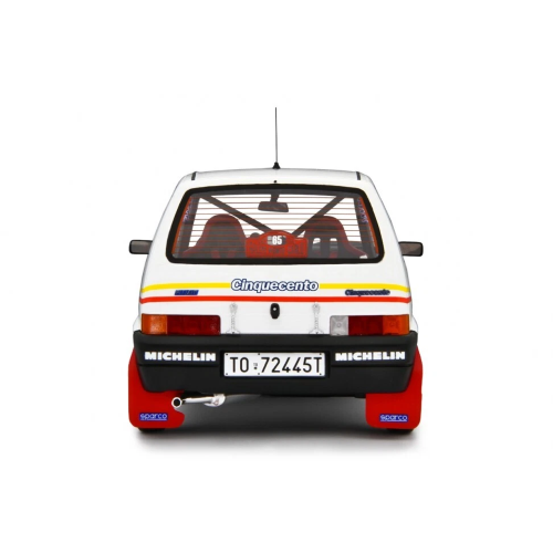 FIAT CINQUECENTO TROFEO N.65 RALLY MONTE CARLO 1993 1:18 Laudo Racing Auto Rally Modellino