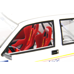 FIAT CINQUECENTO TROFEO N.65 RALLY MONTE CARLO 1993 1:18 Laudo Racing Auto Rally Modellino