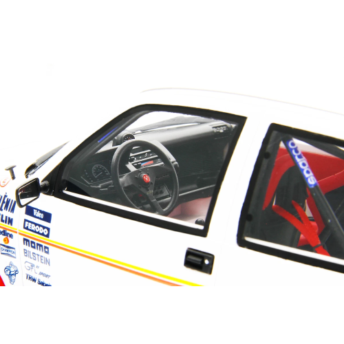 FIAT CINQUECENTO TROFEO N.65 RALLY MONTE CARLO 1993 1:18 Laudo Racing Auto Rally Modellino
