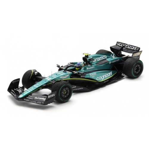 ASTON MARTIN AMR23 N.14 2ND MONACO GP 2023 FERNANDO ALONSO 1:12 Spark Model Formula 1 Modellino