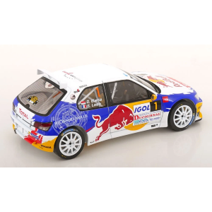 PEUGEOT 306 MAXI N.1 RALLY DU VAR 2017 S.LOEB-D.ELENA 1:18 Solido Auto Rally Modellino