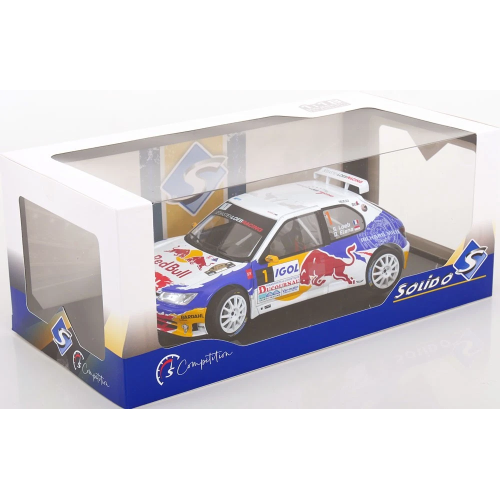 PEUGEOT 306 MAXI N.1 RALLY DU VAR 2017 S.LOEB-D.ELENA 1:18 Solido Auto Rally Modellino