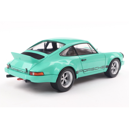 PORSCHE 911 RS 3.0L COUPE IROC DAYTONA 1974 GREEN 1:18 Solido Auto Stradali Modellino