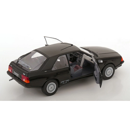 RENAULT FUEGO TURBO COUPE 1980 BLACK 1:18 Solido Auto Stradali Modellino