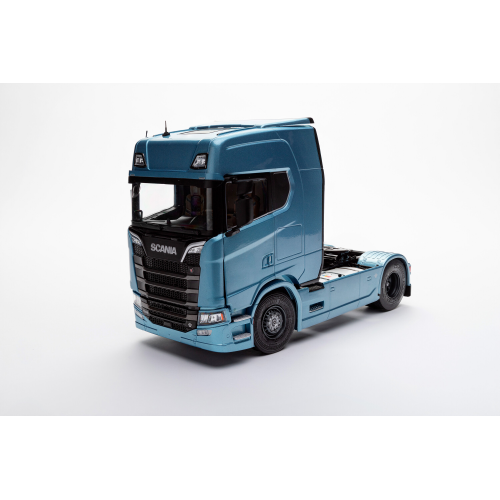 SCANIA S770 V8 TRACTOR TRUCK HIGHLINE 2-AXLE 2021 BLUE 1:24 Solido Camion Modellino
